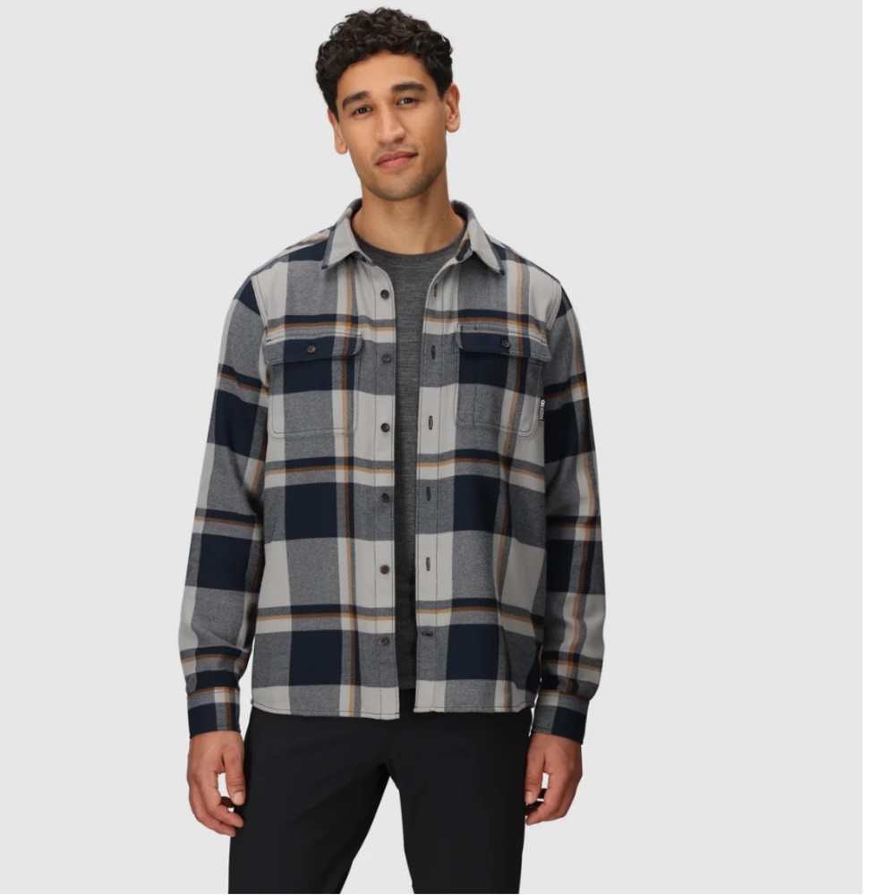 NWOT Outdoor Research Men's Feedback Flannel Twill Shirt, large